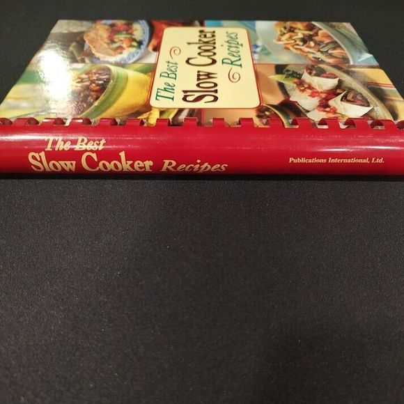 The Best Slow Cooker Recipes Publications International Hardcover Cookbook - Picture 3 of 6